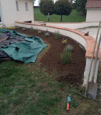 Plantation sur bache