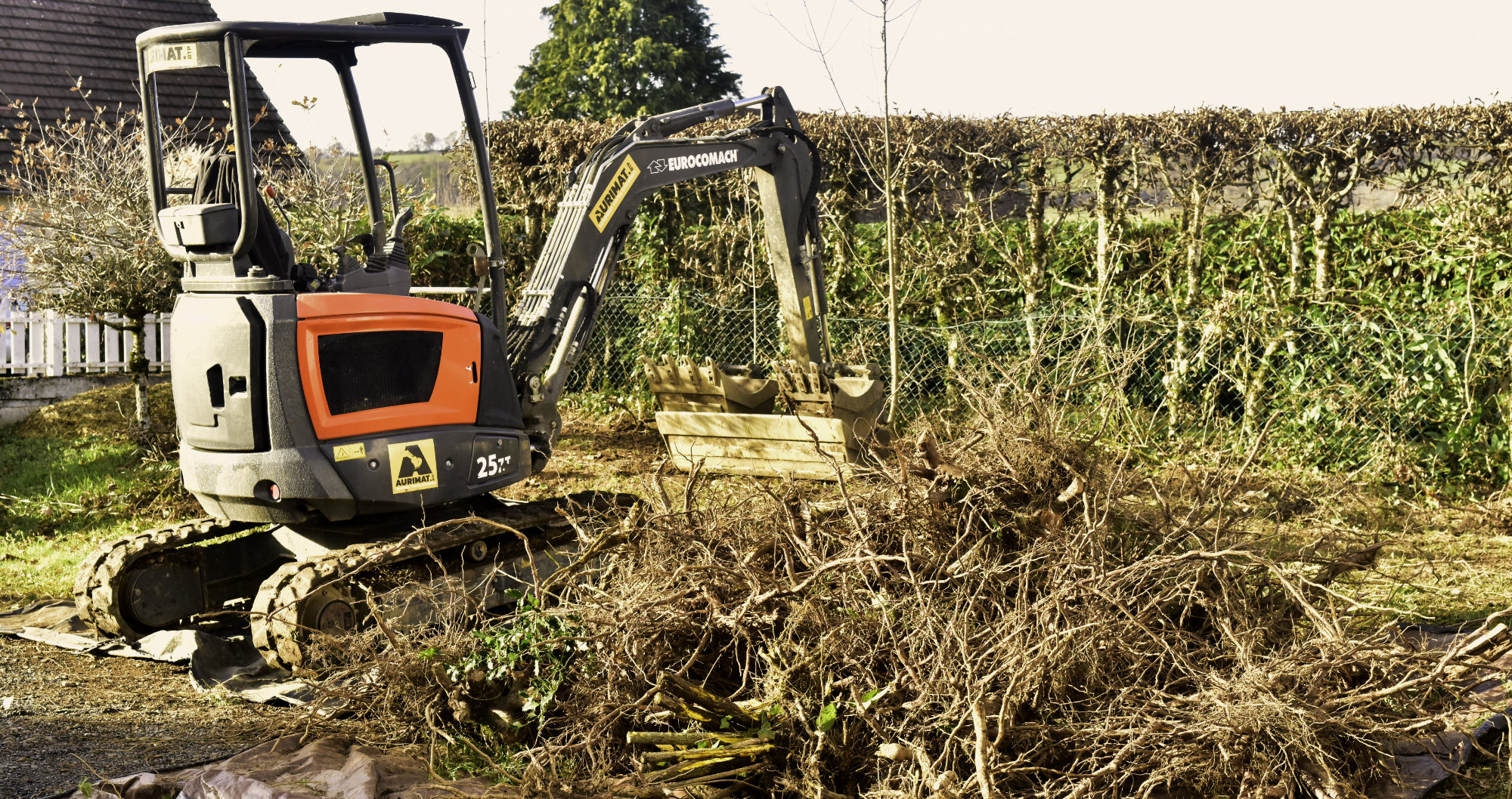 Terrassement et dessouchage